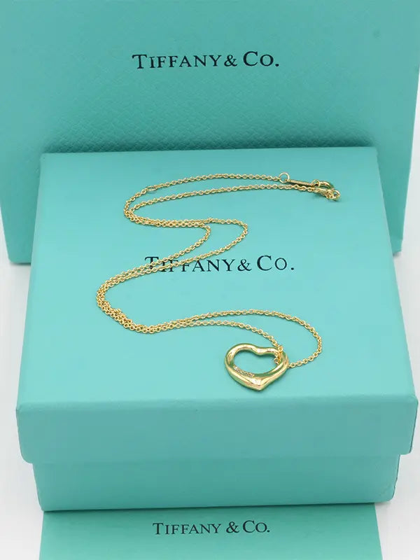 سلسال تيفاني قولد هارت ماستر سلسال tiffany ذهبي