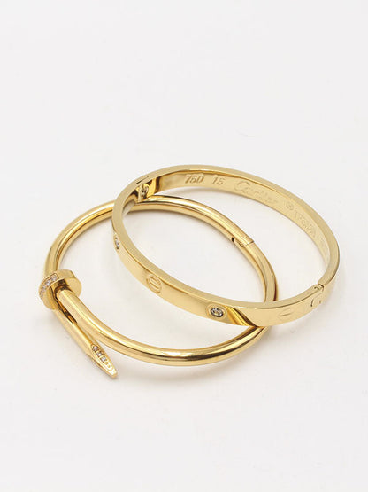 اسوارة كارتير مسمار مع اسواره لوف زركون اسواره CARTIER