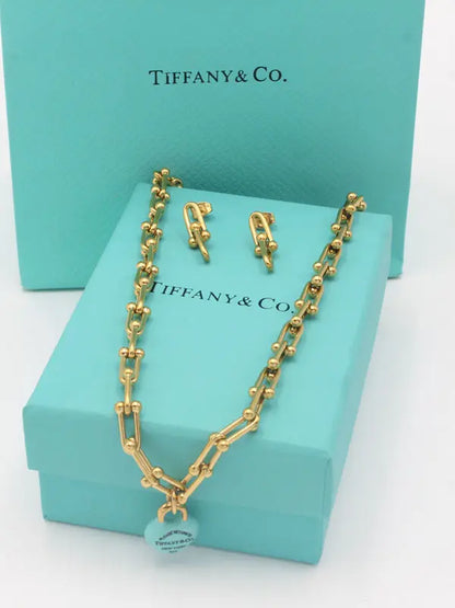 طقم تيفاني بلو هارت بيق شاين اطقم tiffany