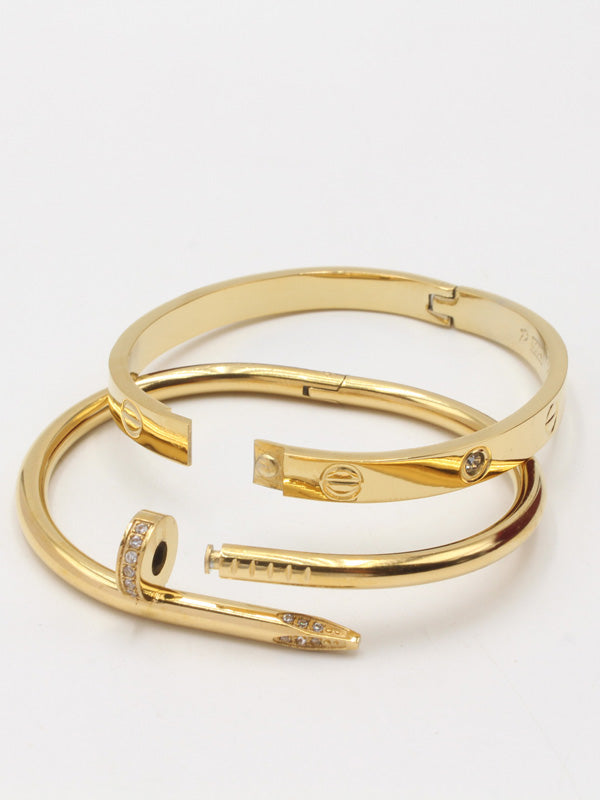 اسوارة كارتير مسمار مع اسواره لوف زركون اسواره CARTIER