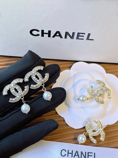 حلق شانيل 2668 حلق chanel  