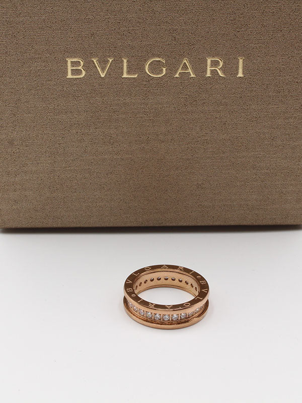 دبله بولغاري زركون روز قولد خواتم bvlgari روز قولد 6 