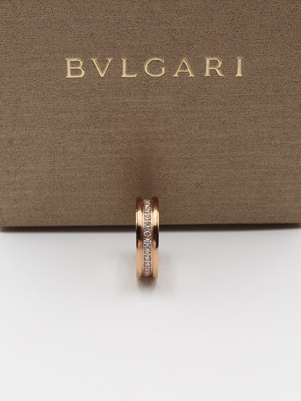 دبله بولغاري زركون روز قولد خواتم bvlgari  