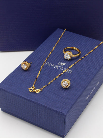 طقم سواروفسكي 3 قطع اطقم Swarovski