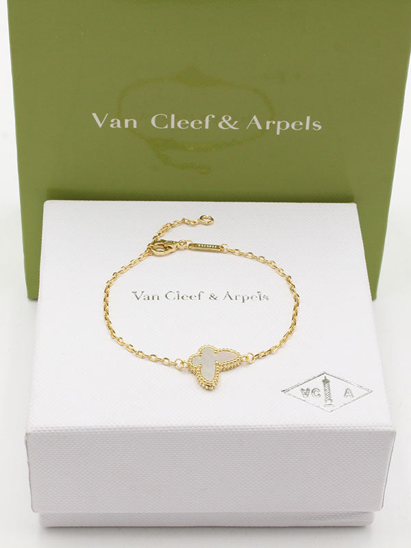 اسواره فان كليف فراشه لوقو اسواره van cleef ذهبي