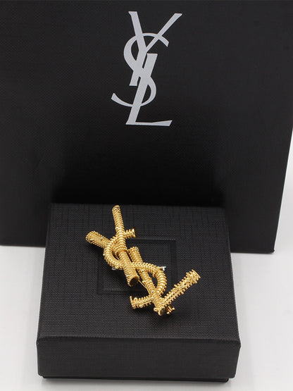 بروش ايف سان لوران انتيك بروش ysl