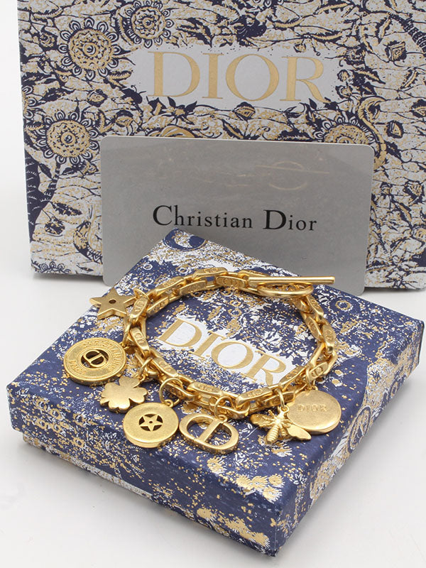 اساور ديور ميني بندنتس لوقو مطفي اسواره dior ذهبي