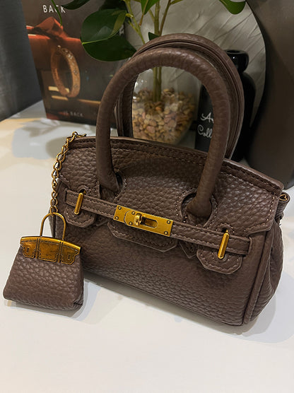 حقيبة بنية صغيره جلد شنط وحقائب new