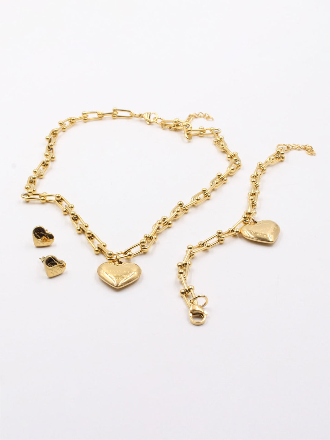 طقم تيفاني 3 قطع هارت  - Jewel