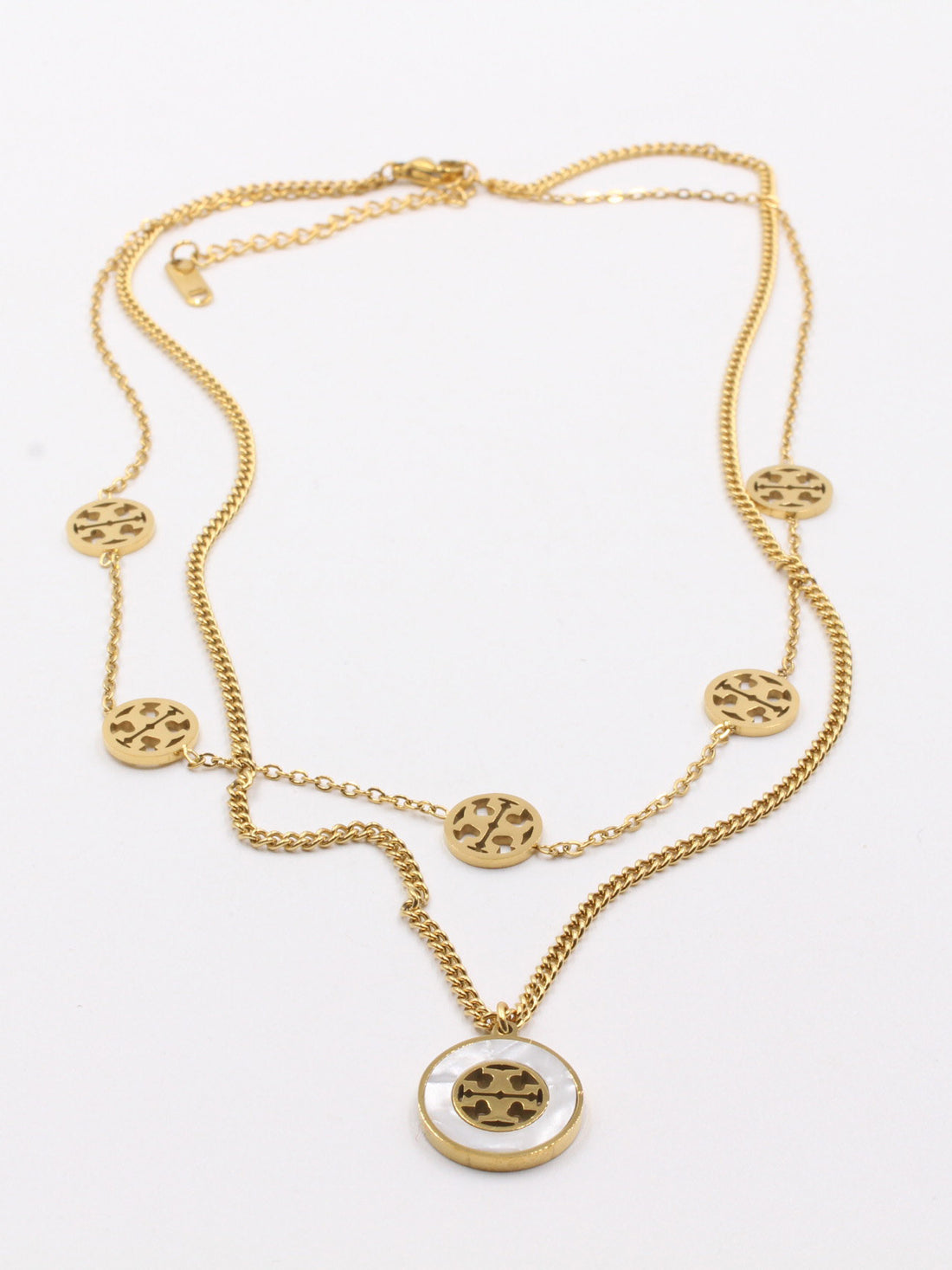 سلسال توري بورش دبل شاين شيل سلسال tory burch