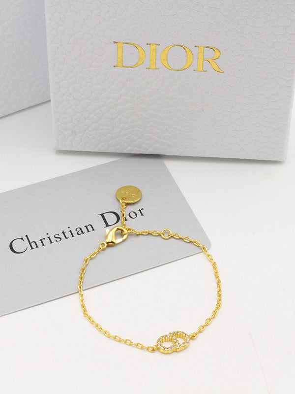 اساور ديور ناعمة كريستال لوقو اسواره dior ذهبي