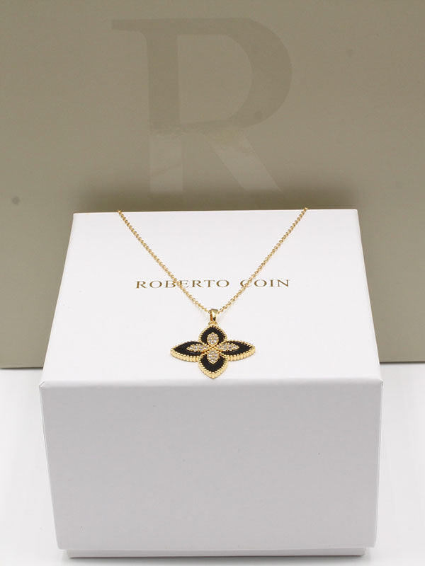 سلسال روبرت كوين زركون كبير سلسال roberto coin