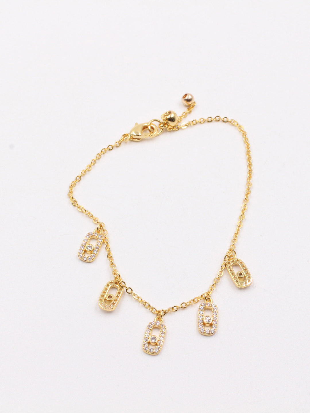 اسوارة ميسيكا ناعم زركون ذهبي - Jewel