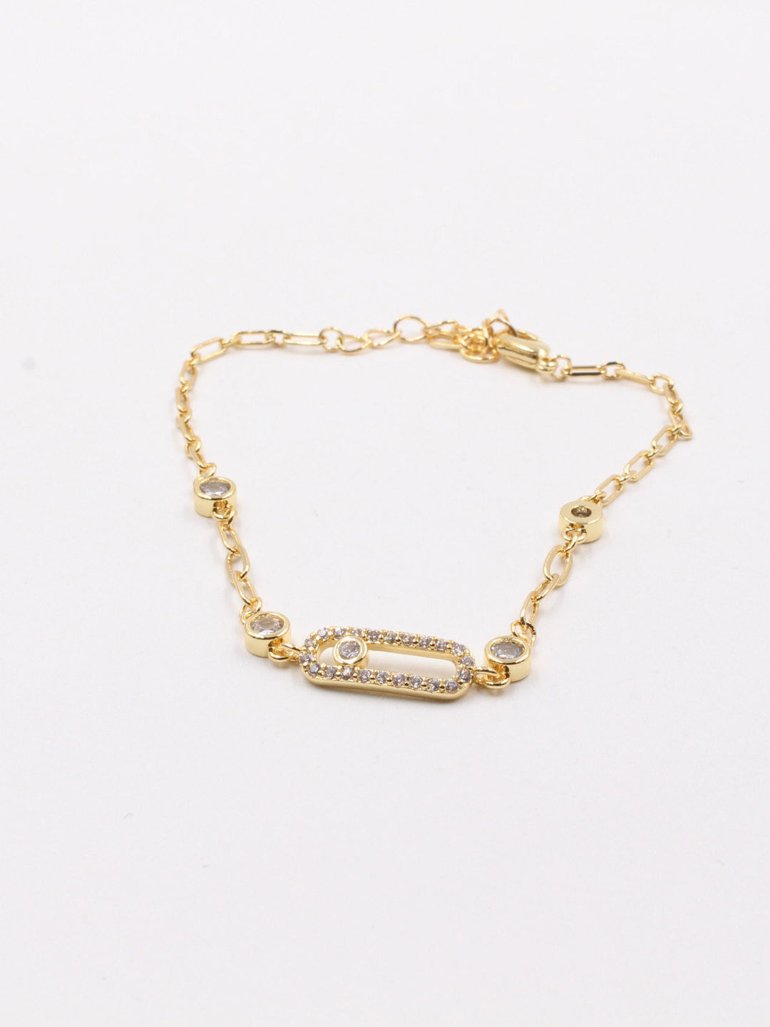 اسوارة ميسيكا جنزير زركون ذهبي - Jewel