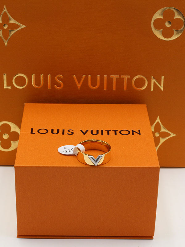 خواتم لويس فيتون دبلة عريضه V خواتم louis vuitton  