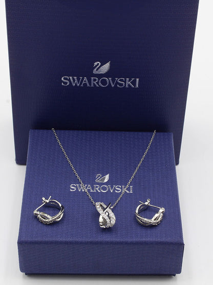 طقم سواروفسكي كيرف سلفر زركون اطقم Swarovski  