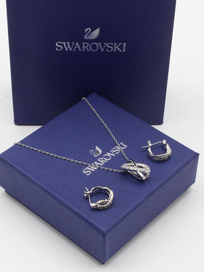 طقم سواروفسكي كيرف سلفر زركون اطقم Swarovski  