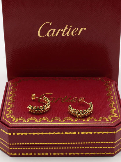 حلق كارتير كلاش حلق CARTIER ذهبي 