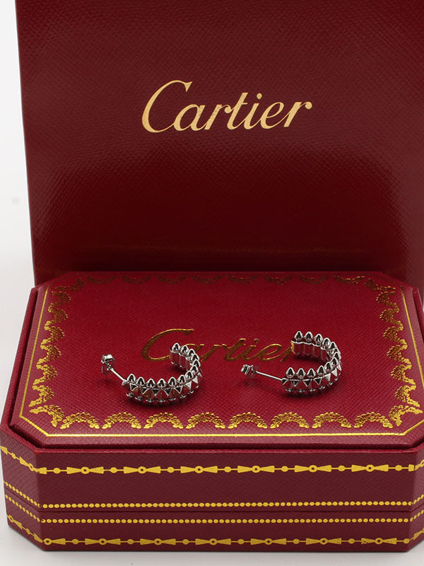 حلق كارتير كلاش حلق CARTIER فضي 