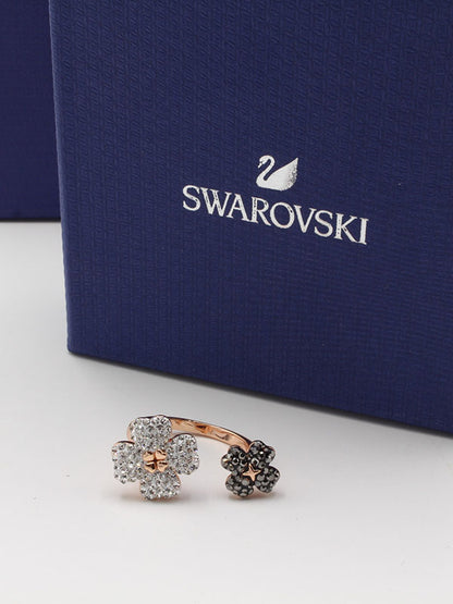 خاتم سواروفسكي روز قولد خواتم Swarovski  