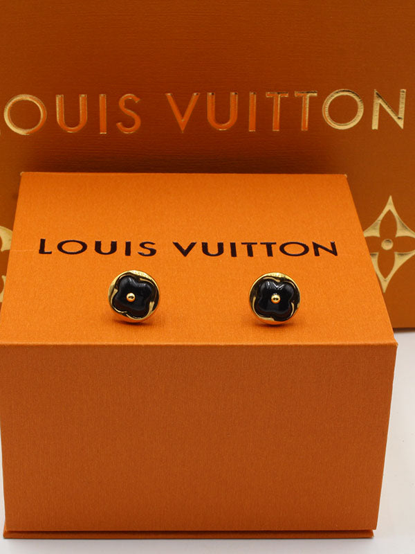 حلق لويس فيتون مدور ناعم كيرف حلق louis vuitton