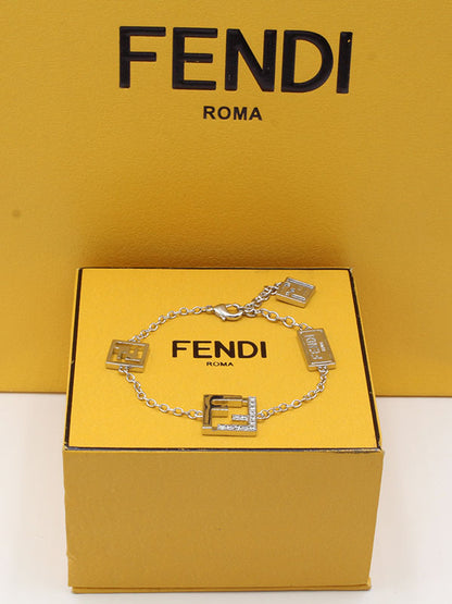 اسواره فندي زركون سكوير اسواره fendi فضي 