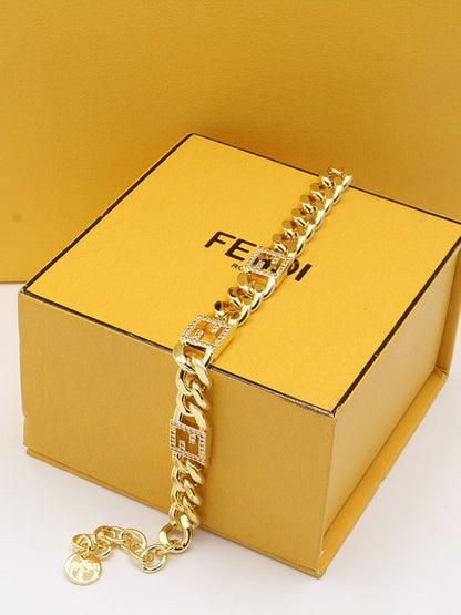 اسواره فندي زركون سكوير جنزير اسواره fendi  