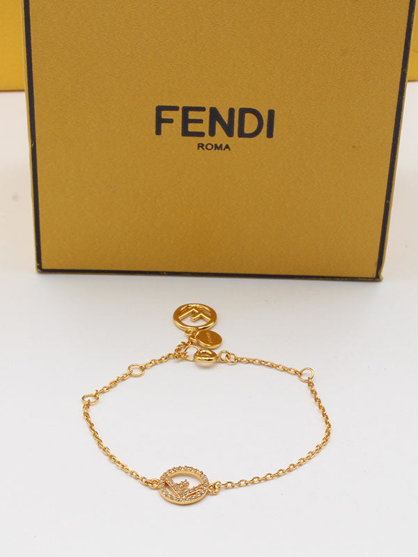 اسواره فندي زركون ناعمه اسواره fendi ذهبي روز قولد 