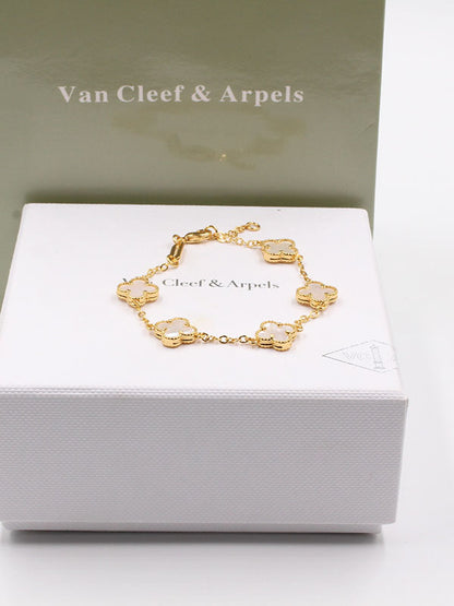 اساور فان كليف لوقو صغير اسواره van cleef ابيض 