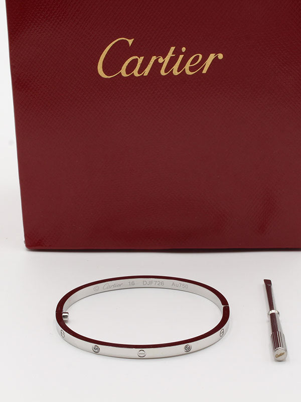 اساور كارتير الجديده زركون لوقو slim اسواره CARTIER فضي 