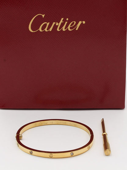 اساور كارتير الجديده زركون لوقو slim اسواره CARTIER ذهبي 