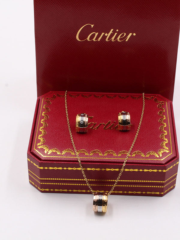 طقم كارتير لوف 2 قطع ملتي كلر اطقم CARTIER  