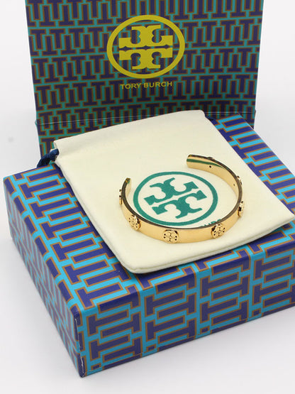 اسواره توري بورش بنقل لوقو اسواره tory burch ذهبي 