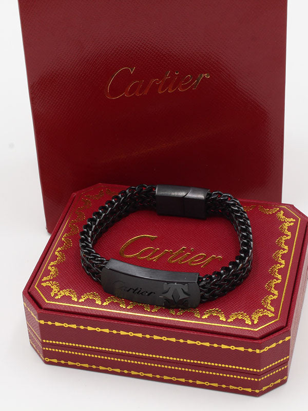 اسواره كارتير رجالية ميتال اسواره CARTIER اسود 