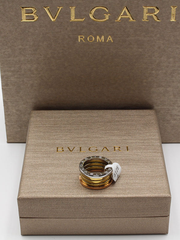 دبلة بولغاري عريضه ميتال خواتم bvlgari  