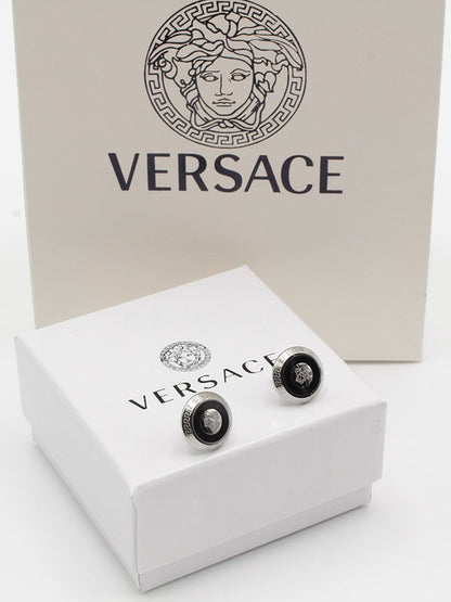 حلق فيرساتشي حلق versace فضي 