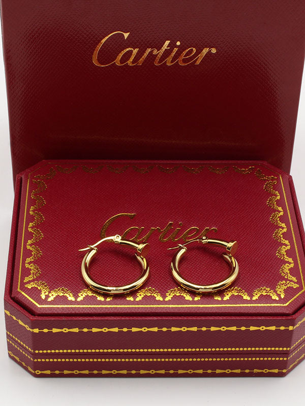 حلق كارتير مدور وسط حلق CARTIER  