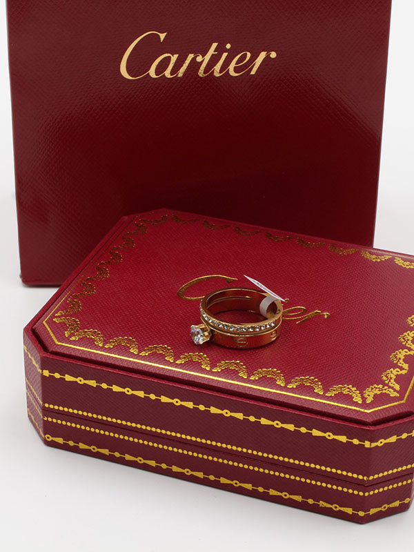 خاتم كارتير سوليتير زركون خواتم CARTIER  