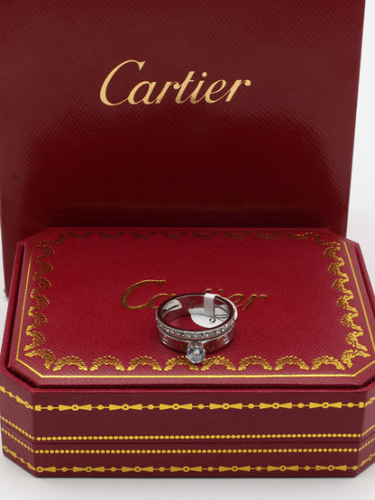 خاتم كارتير سوليتير زركون خواتم CARTIER  