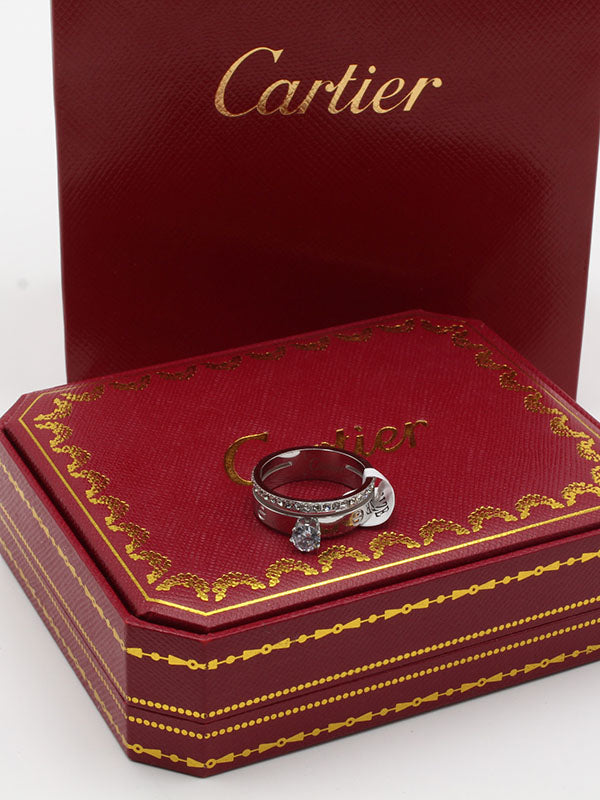 خاتم كارتير سوليتير زركون خواتم CARTIER  