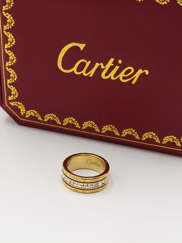 خاتم كارتير كيوبك لاينز زركون خواتم CARTIER  