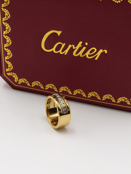 خاتم كارتير كيوبك لاينز زركون خواتم CARTIER  