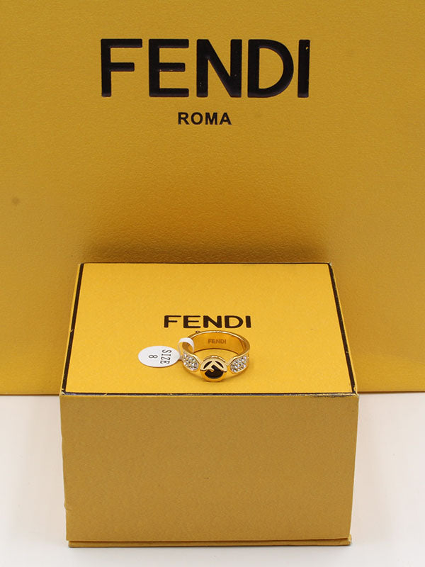 خاتم بلاك فندي خواتم fendi  