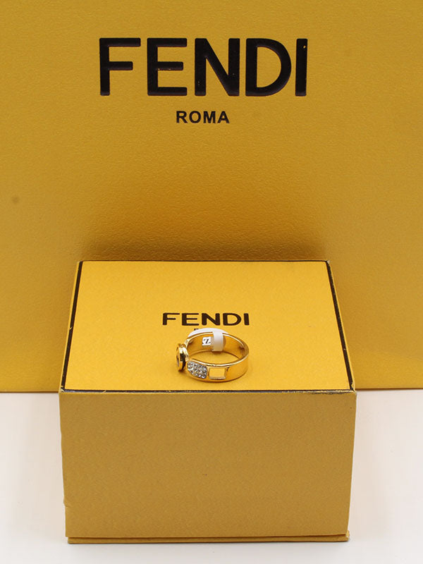 خاتم بلاك فندي خواتم fendi  