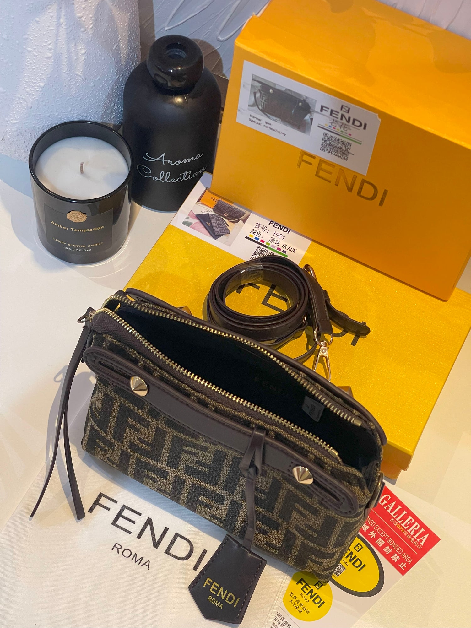 شنطة فندي بنية صغيرة شنط وحقائب fendi bags