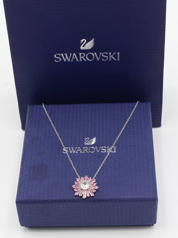 سلسال سواروفسكي شاينق فلاور سلسال Swarovski وردي 