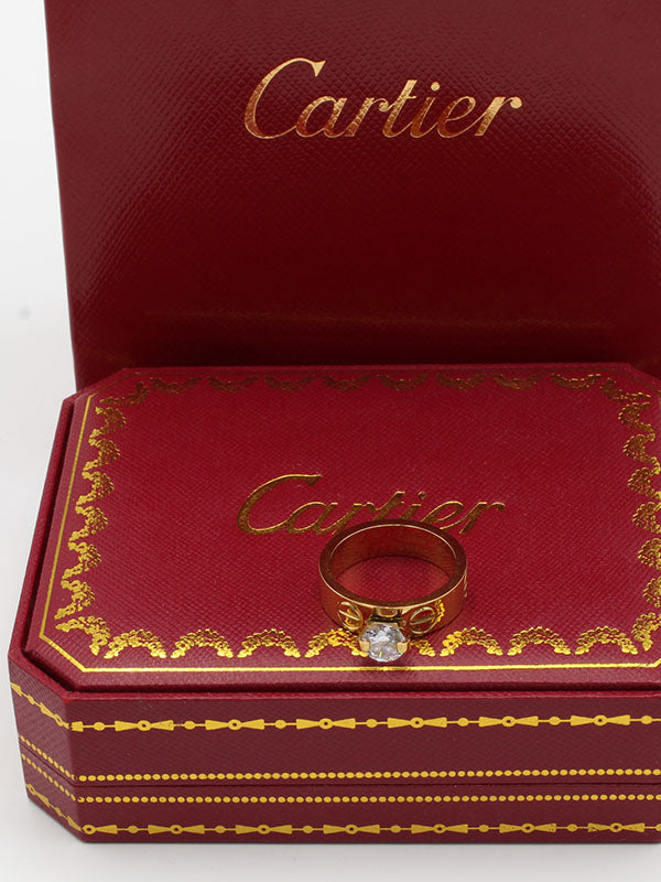 خاتم كارتير سوليتر عريض خواتم CARTIER  