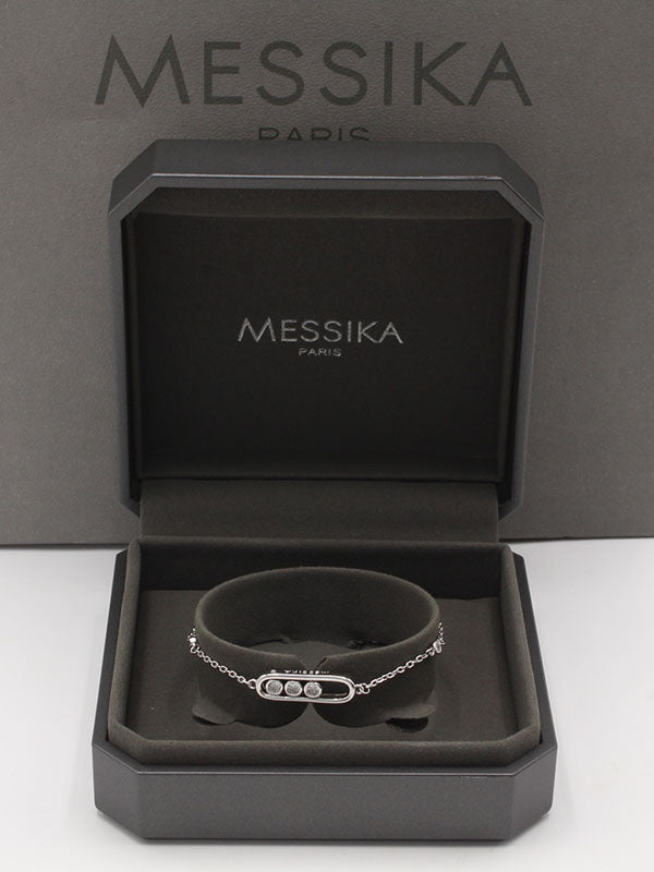 اساور ميسيكا زركون ميتال ثري ستون اسواره messika