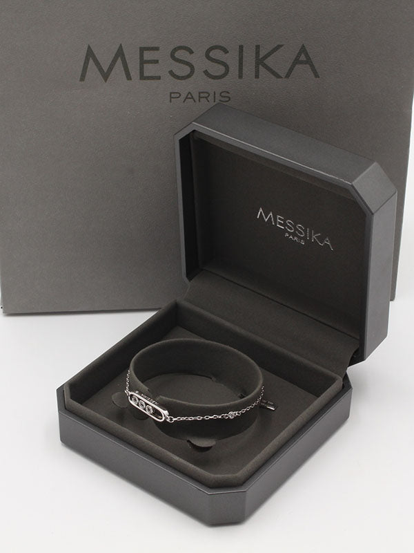 اساور ميسيكا زركون ميتال ثري ستون اسواره messika