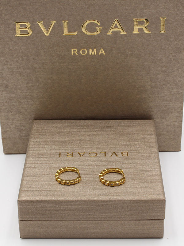 حلق بولغاري زركون مدور وسط حلق bvlgari